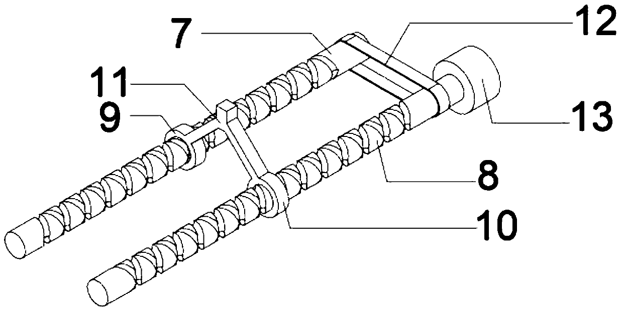 Slicing device for bamboo production and processing