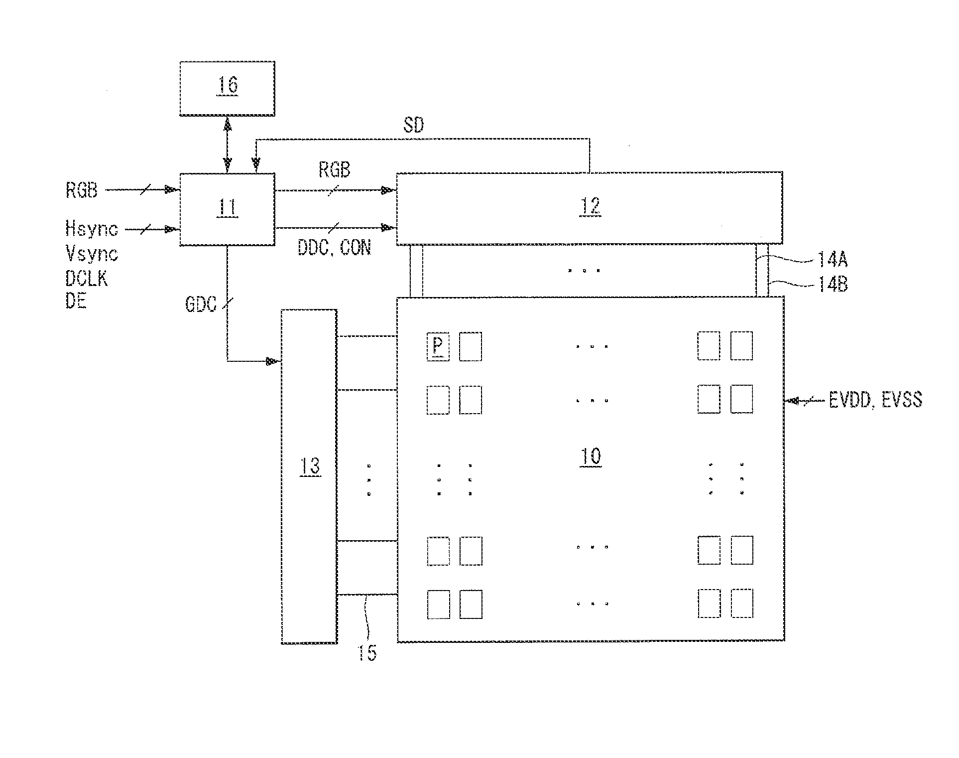 Organic light emitting display for compensating for variations in electrical characteristics of driving element