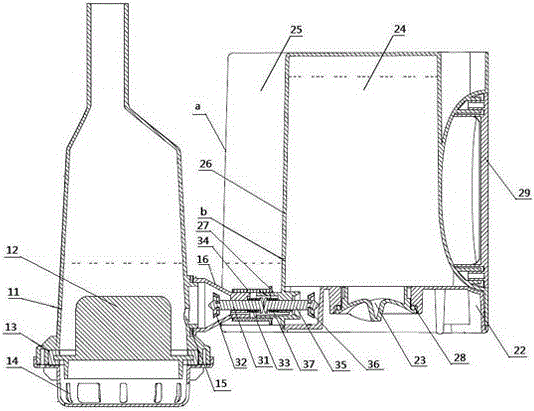 A water guide system for a garment steamer and a garment steamer comprising the same