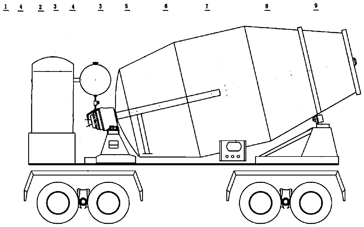 Movable device for quickly preparing modified material supported with micro-nano oxygen bubbles