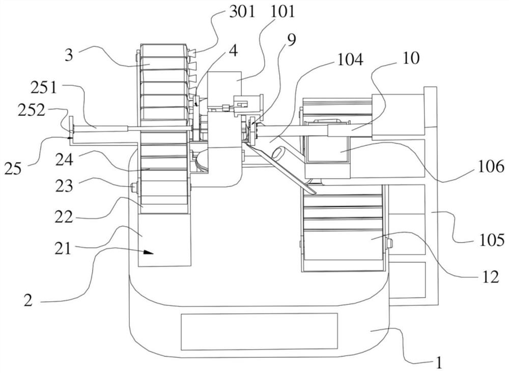 Fungus stick bag removing system and method for edible fungus cultivation and planting