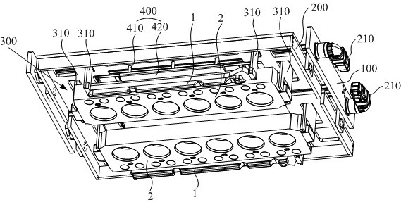 Carrying method applied to cylinder body end cover sand cores