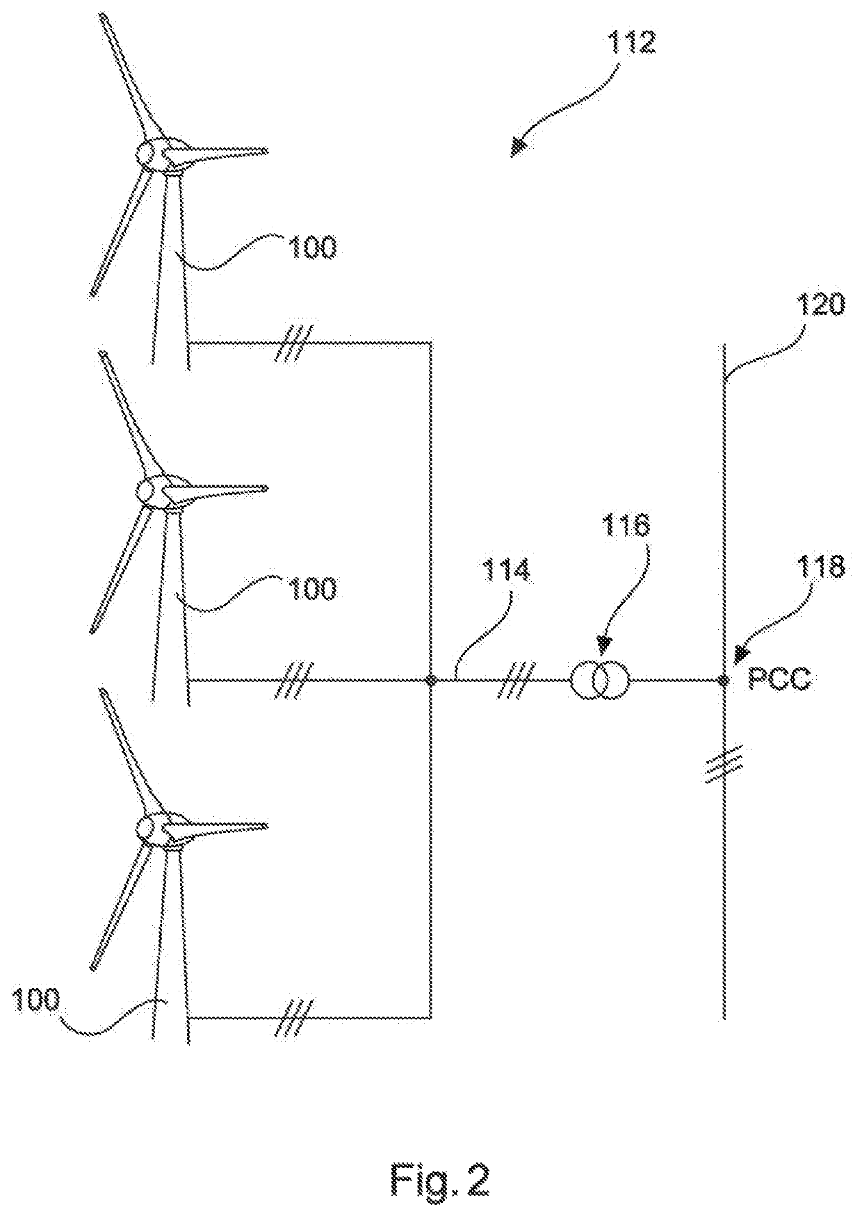 Method and wind turbine for feeding electric power
