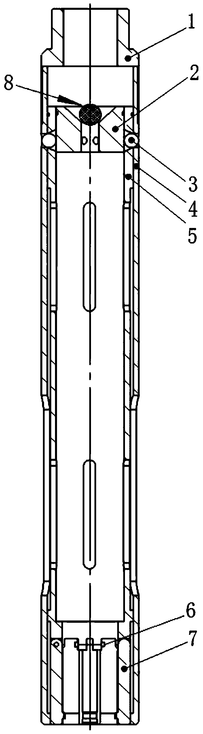 A special sending tool for well completion packer plug