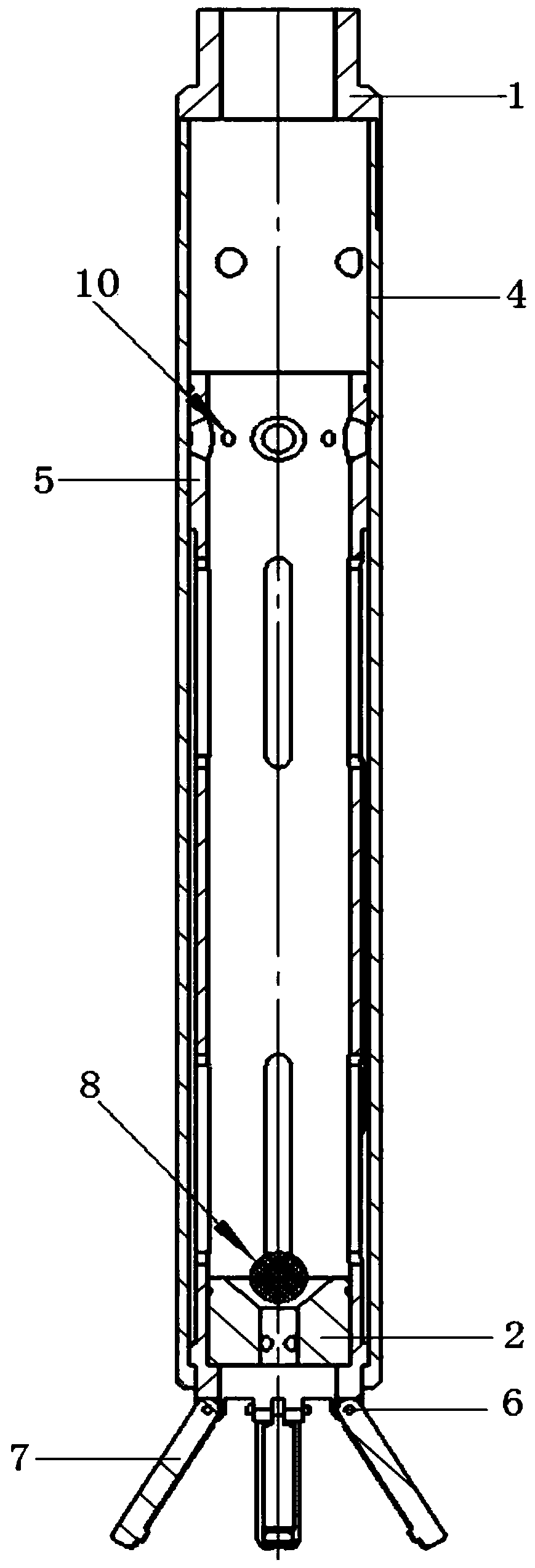 A special sending tool for well completion packer plug