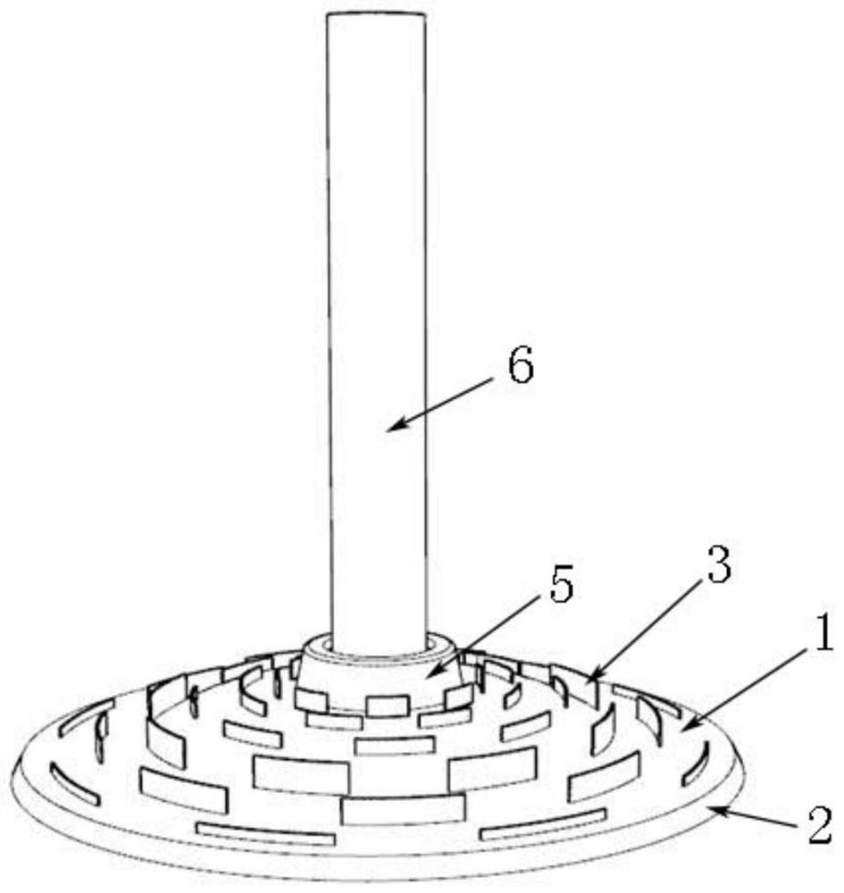 Stationary pile foundation scouring protection structure of offshore wind turbine and construction method of stationary pile foundation scouring protection structure