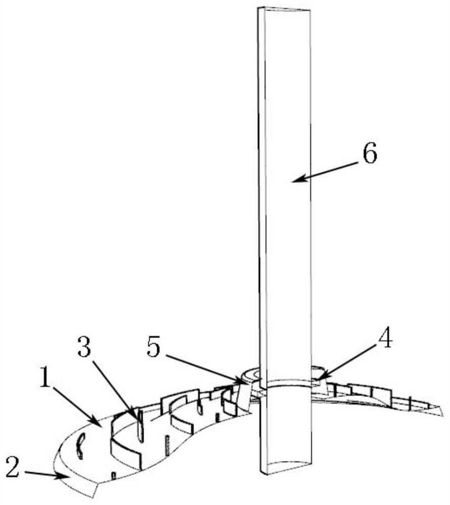 Stationary pile foundation scouring protection structure of offshore wind turbine and construction method of stationary pile foundation scouring protection structure