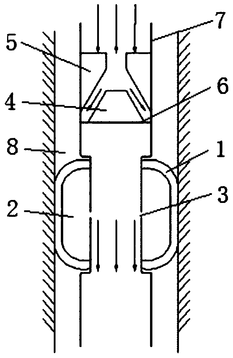 A device and method for automatically sealing water in a confined water formation and then grouting it