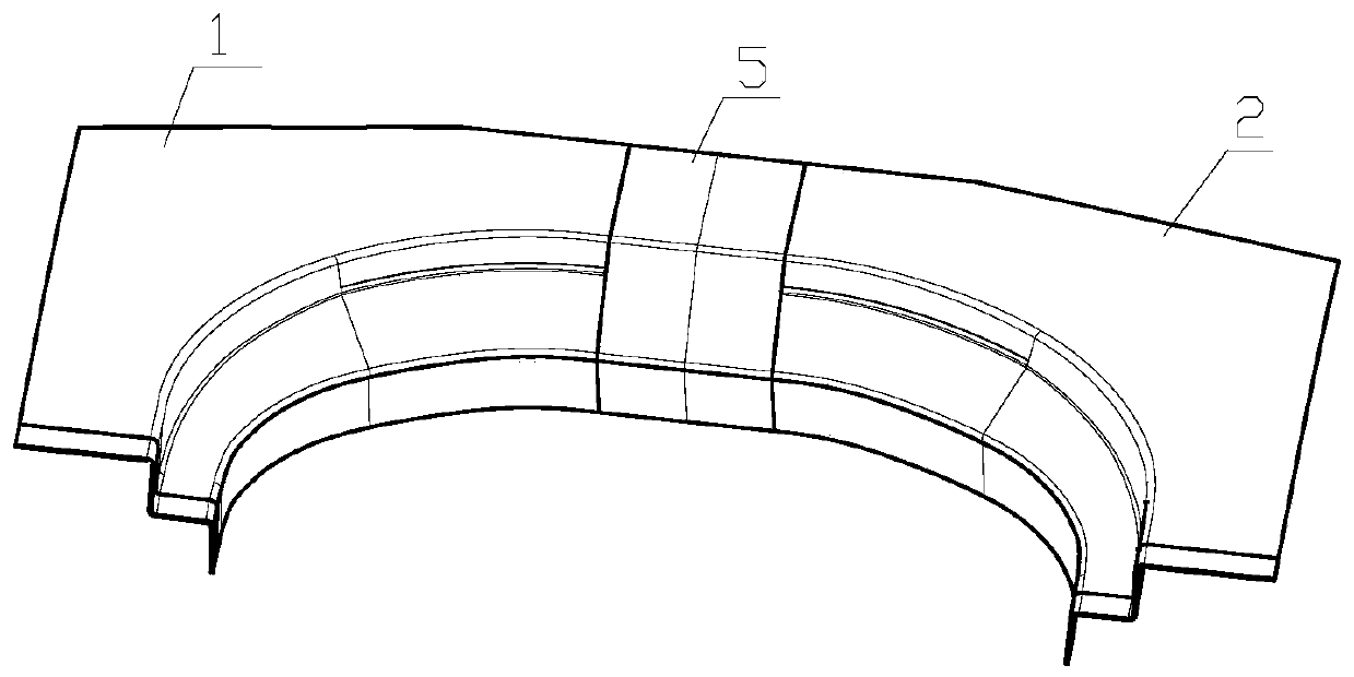 A deep-drawing method for step-shaped corner-wrapped parts in the aircraft door area