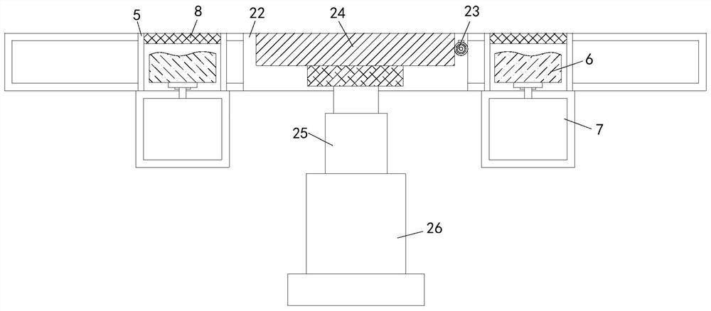 Turnover assisting device for stabilizing lateral position of pregnant woman