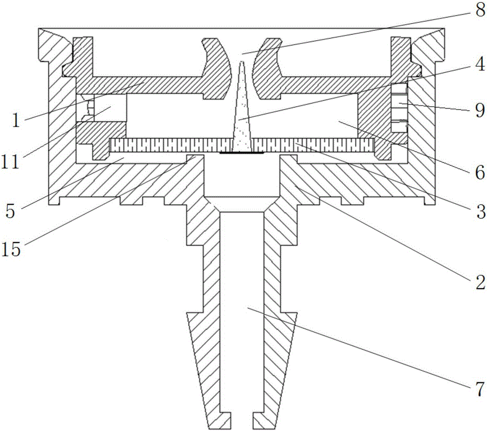 Anti-blocking pressure compensation water irrigator with uniform outlet flow and self-adjusting function