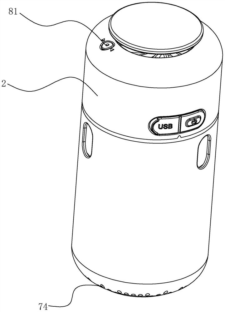 Vehicle-mounted hypochlorous acid water sterilizer