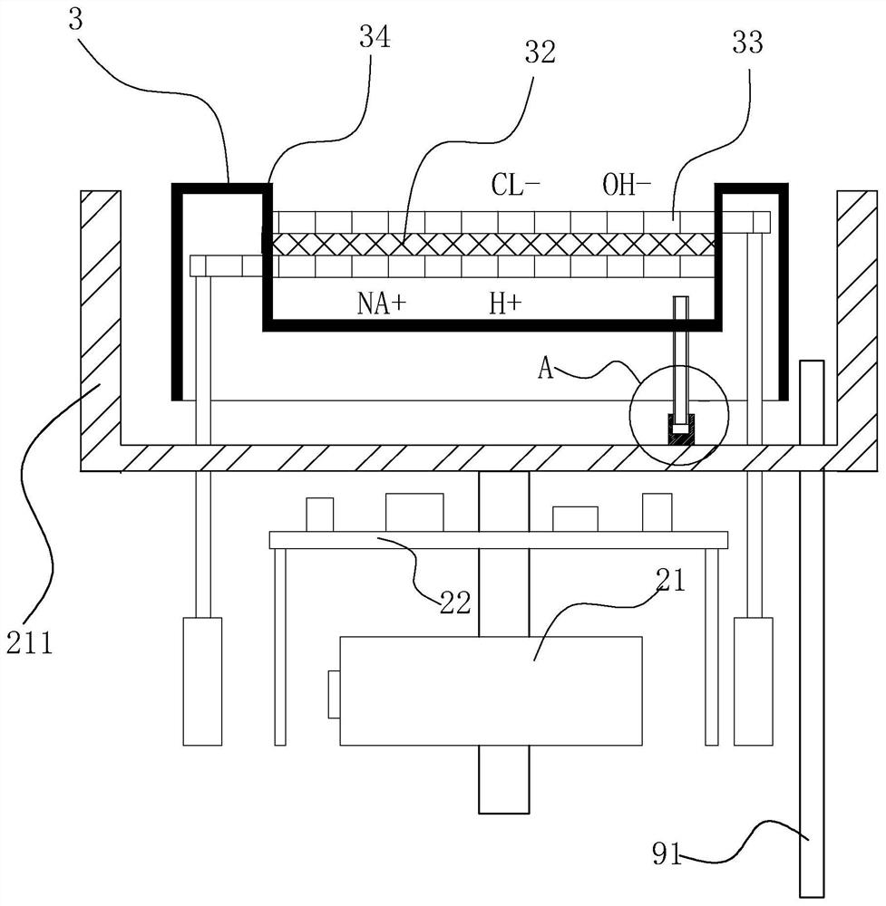 Vehicle-mounted hypochlorous acid water sterilizer