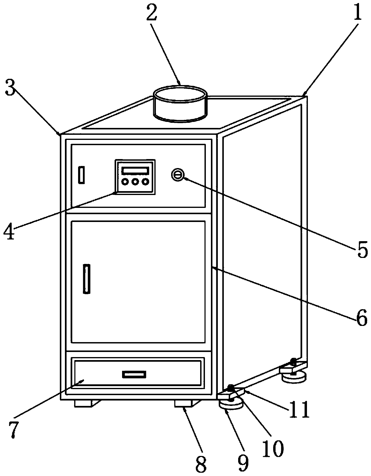 Novel and efficient dust collecting equipment for glass grinding