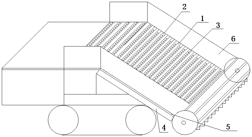 Small green-vegetable harvester with vacuum suction device