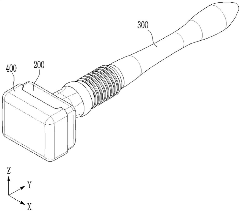 Needle assembly, skin stimulator including same, and manufacturing method therefor