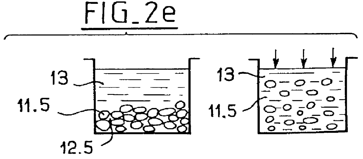 Heterogeneous structure for accumulating or dissipating energy, methods of using such a structure and associated devices