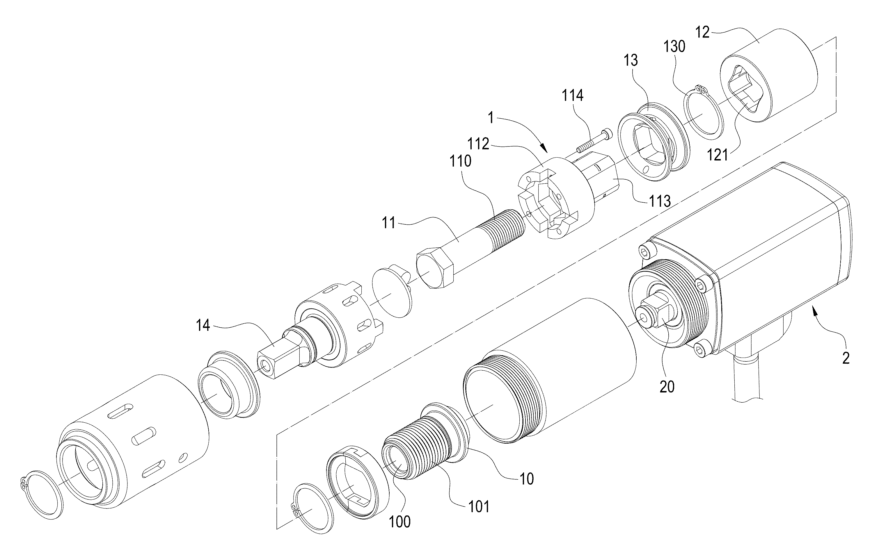 Method and mechanism for the indirect coupling torque control