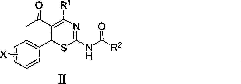 Use of 4-alkyl-6-aryl-5-acetyl-1,3-thiazine for preparing neuraminidase inhibitor