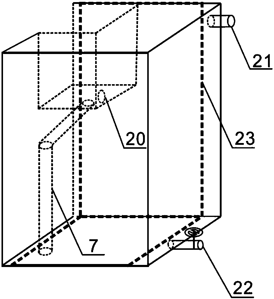 Clean seepage storage device and operation method for roof rainwater source based on the concept of sponge city