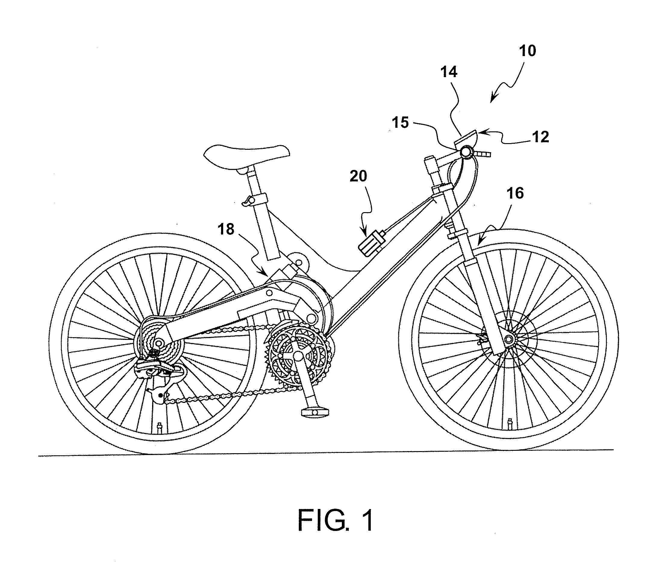 Bicycle suspension control apparatus