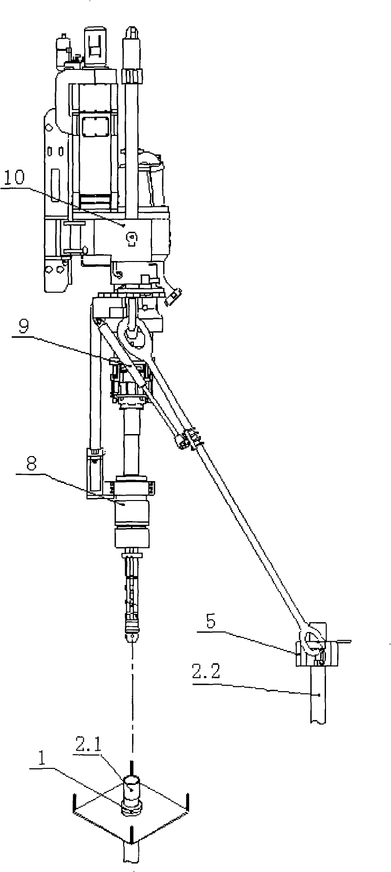 Method for top-driving casing job of drilling apparatus
