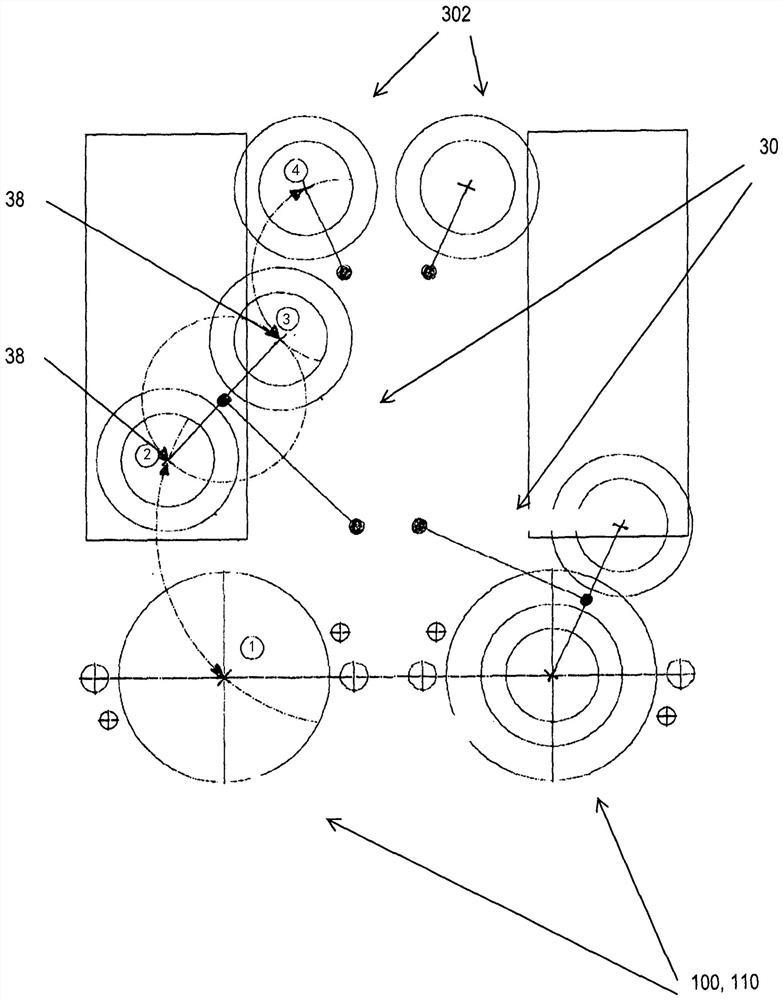 Method and device for handling tires