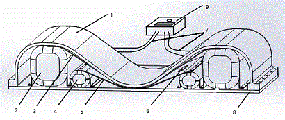 Electric control baby pillow and control method thereof