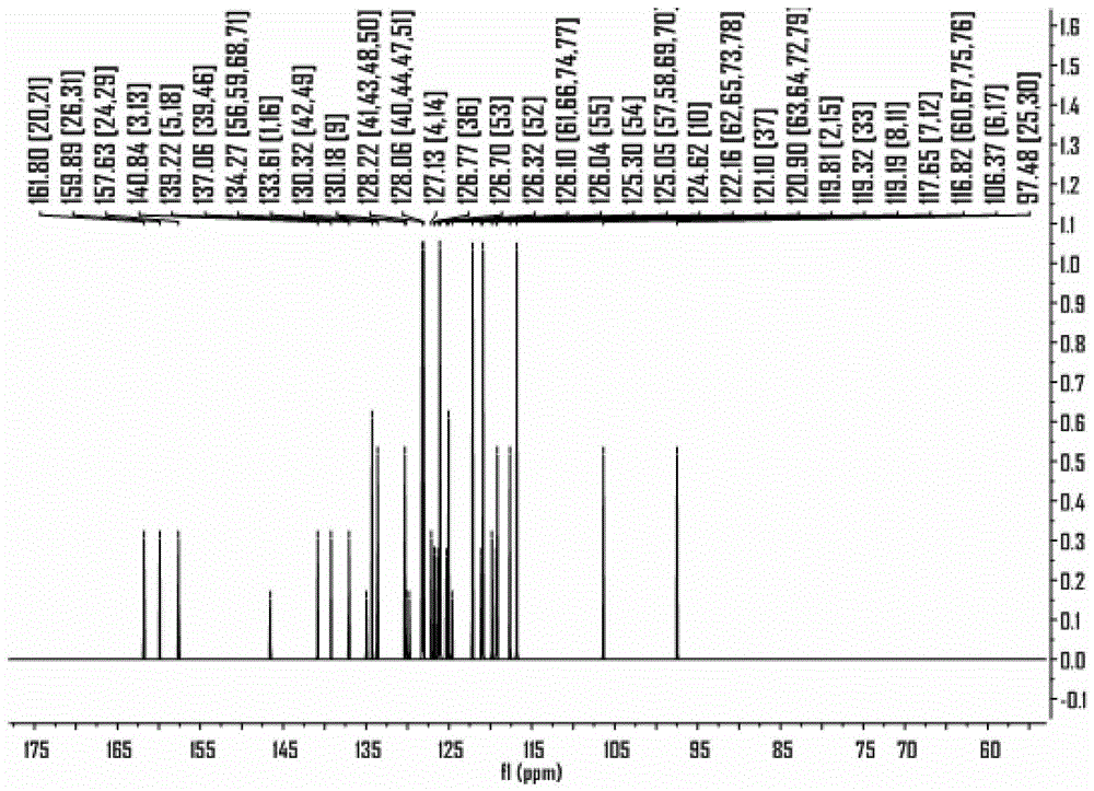 A 6h-naphtho[2,1,8,7-klmn]acridine derivative and its application