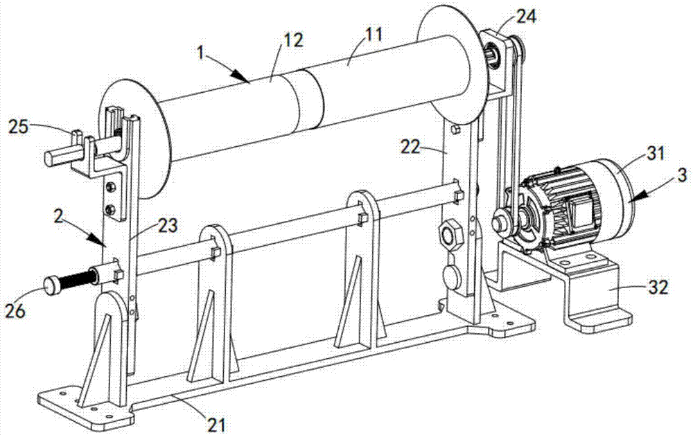 Rapid-disassembly batching device with telescopic batching roller