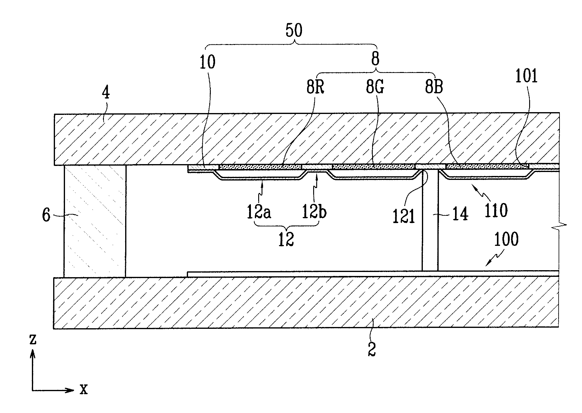 Electron emission display