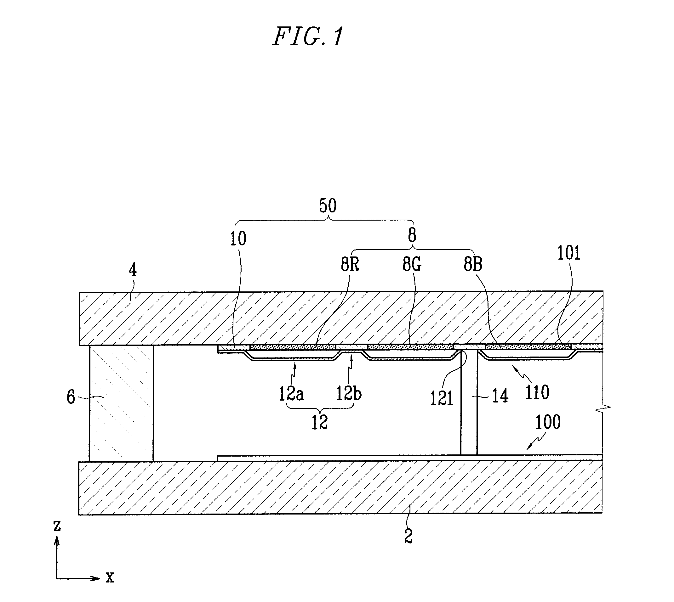 Electron emission display