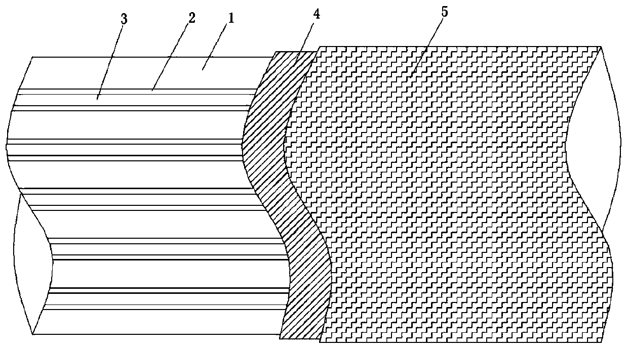 Novel composite drainage and seepage pipe with physical blockage resisting function