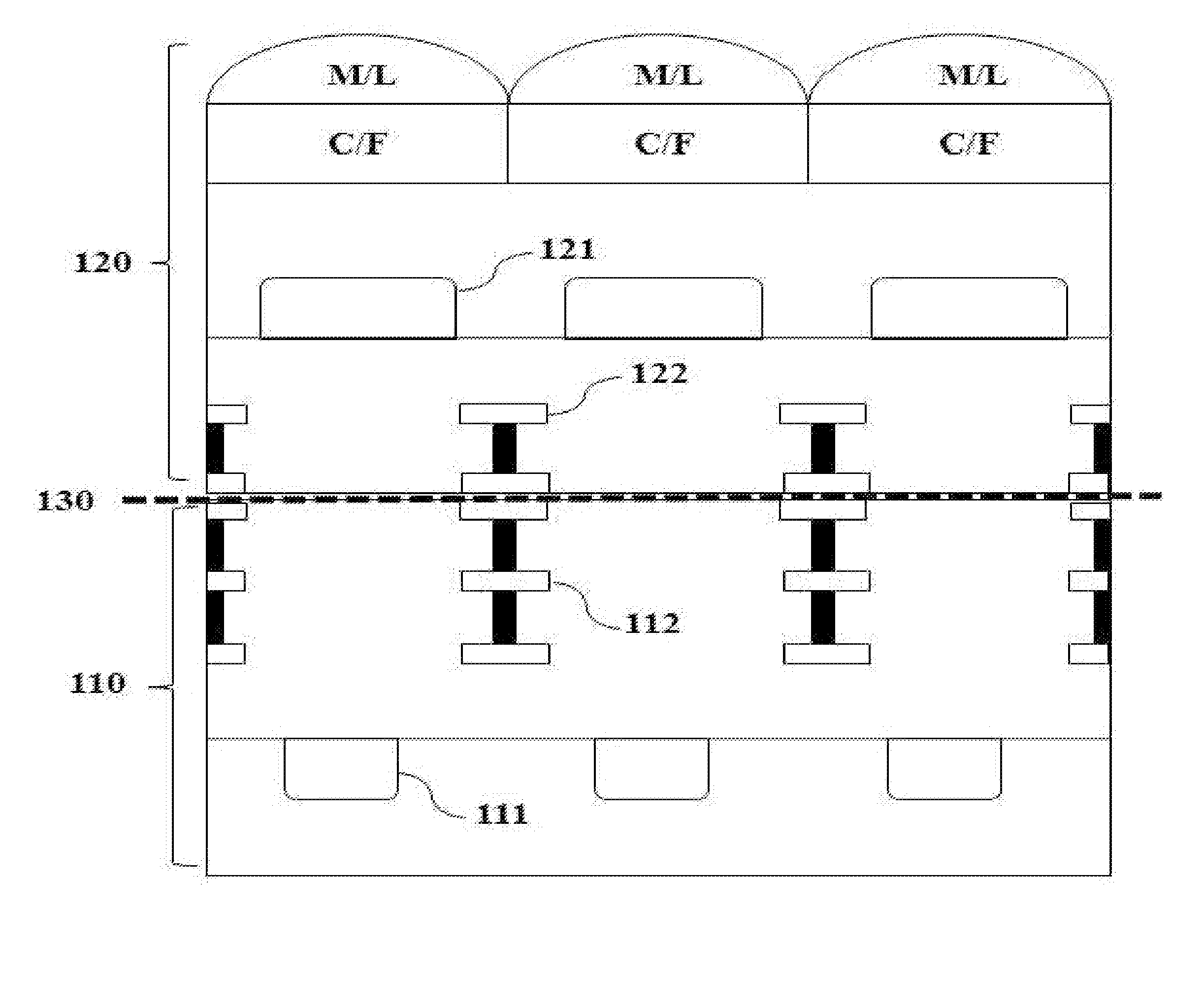Image sensor with 3D stack structure
