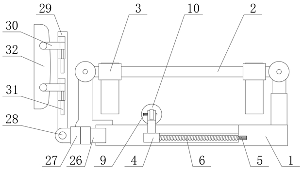 Rehabilitation training device for lower limb vein malformation postoperative patient