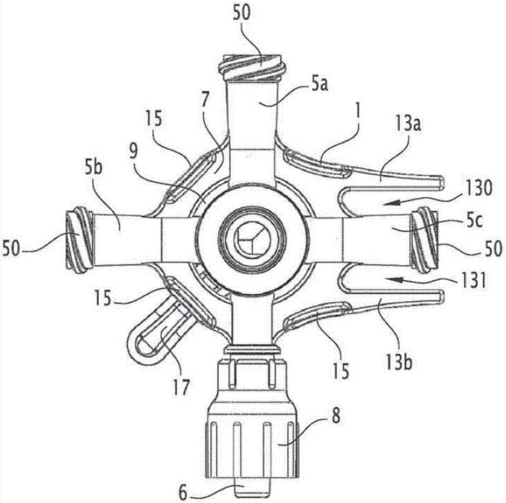 Medical valve, kit comprising such a valve, and method for preparing a mixture or an emulsion