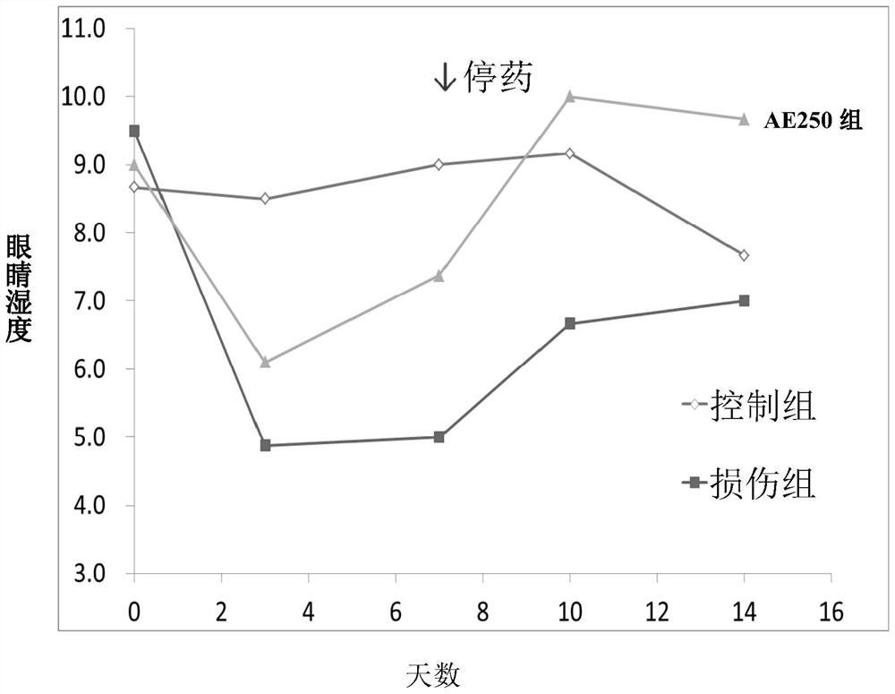 Application of short-chain peptide composition in the prevention or treatment of dry eye