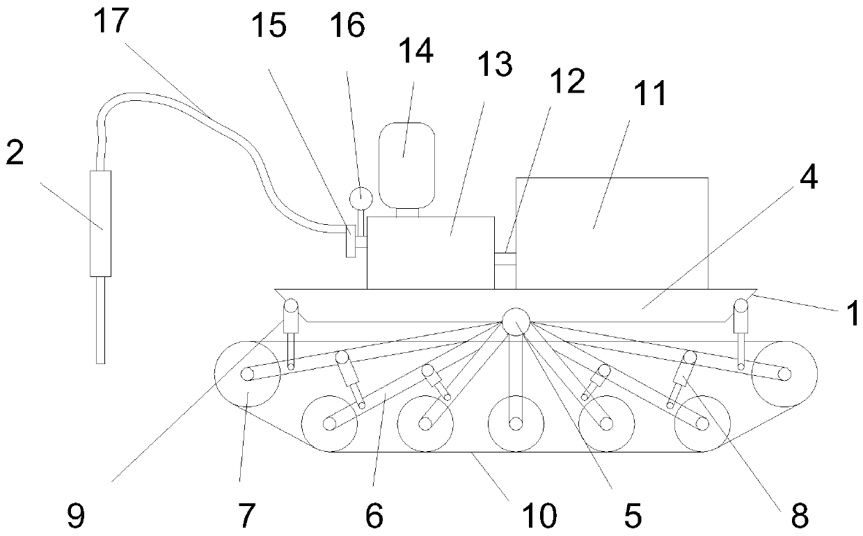 A mining hydraulic rock splitter