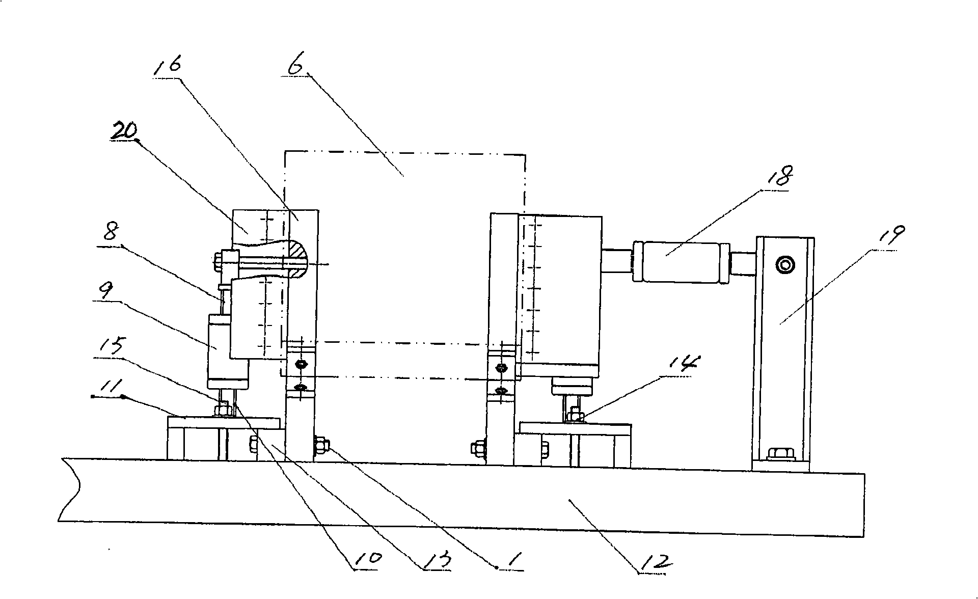 Rotary table used for a face miller