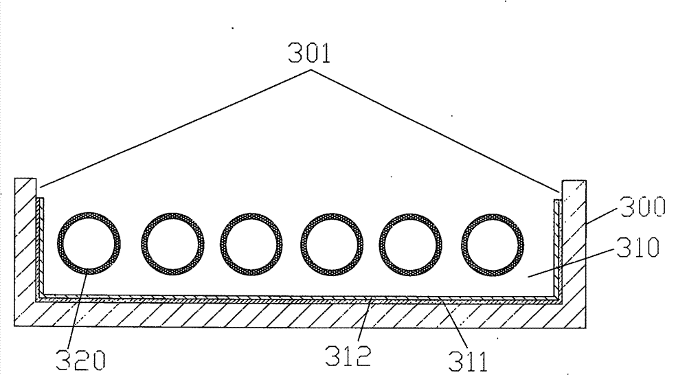 Light collecting device for solar water heater