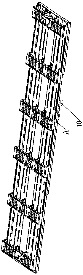 Chassis structure of vehicle body of magnetic levitation vehicle