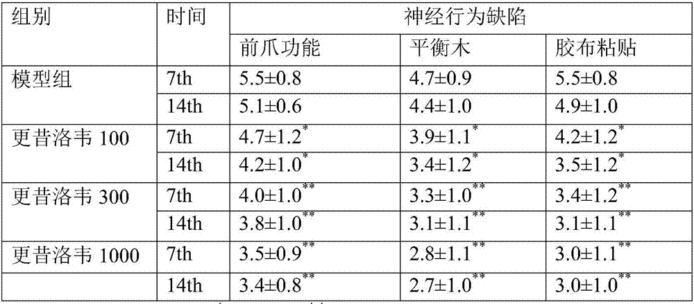 Use of ganciclovir in preparation of drugs for treating or preventing diabetic-induced stroke