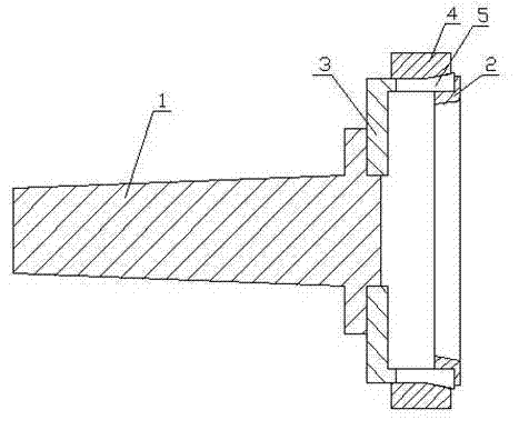 Inner hole processing fixed fixture of ring-like parts