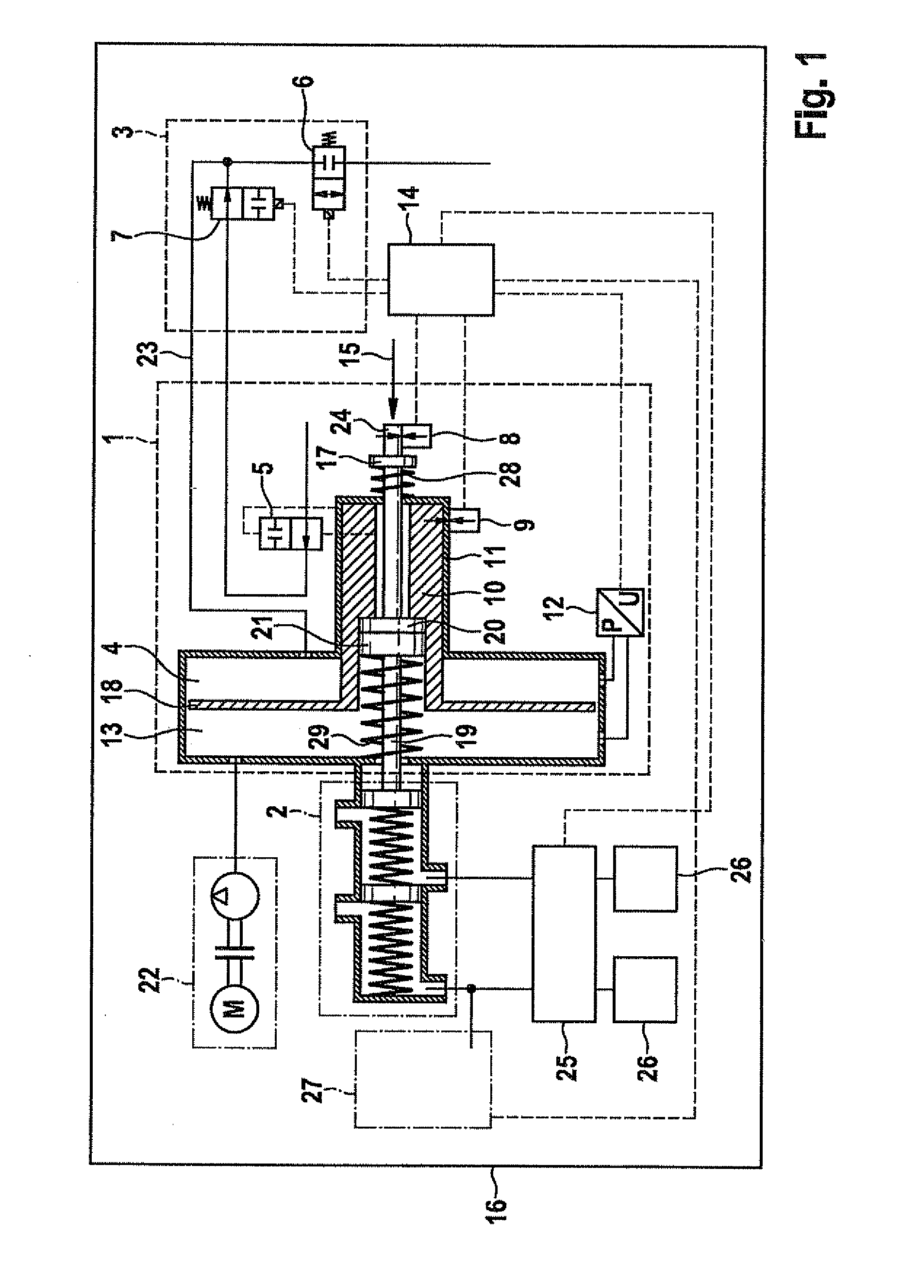 Controllable pneumatic brake booster and method for operating it