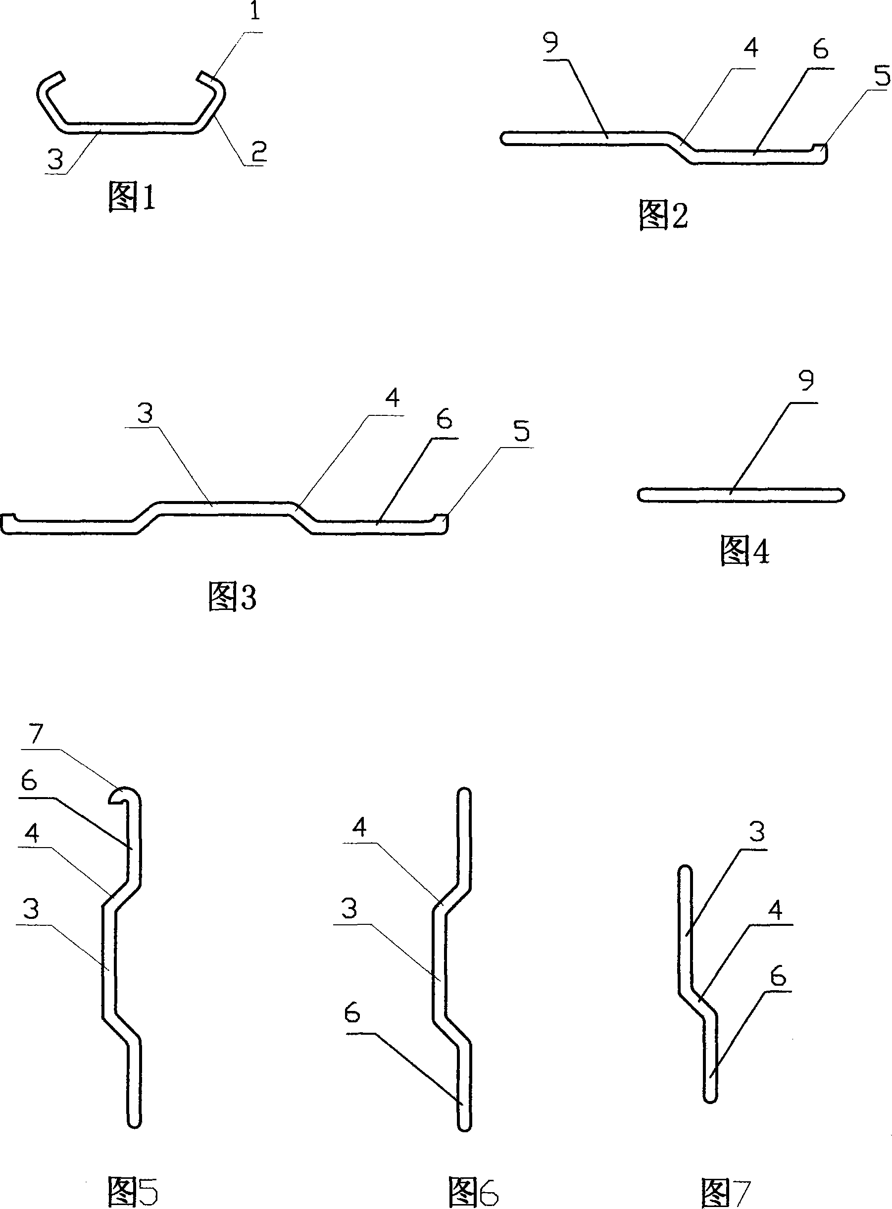Heat insulated bridge solid steel door and window composite section bar and manufacturing method therefor