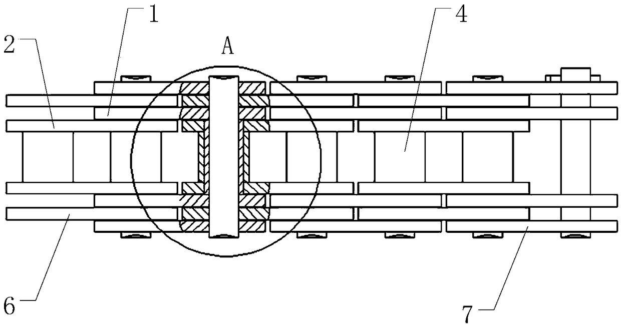 Roller chain and chain transmission system