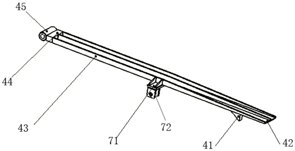 Forklift fork arm carrier with accessories for carrying large pipe-barrel-shaped real objects