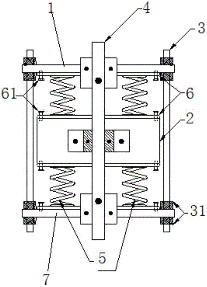 Vertical frequency adjustment mass damper for model test and design method of vertical frequency adjustment mass damper