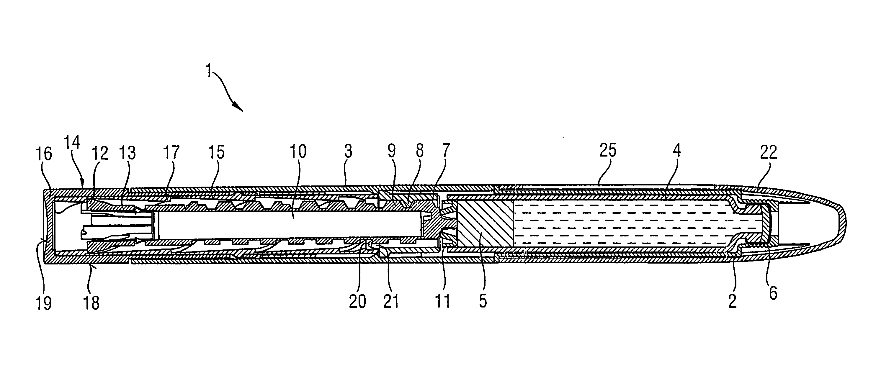 Dosing and drive mechanism for drug delivery device