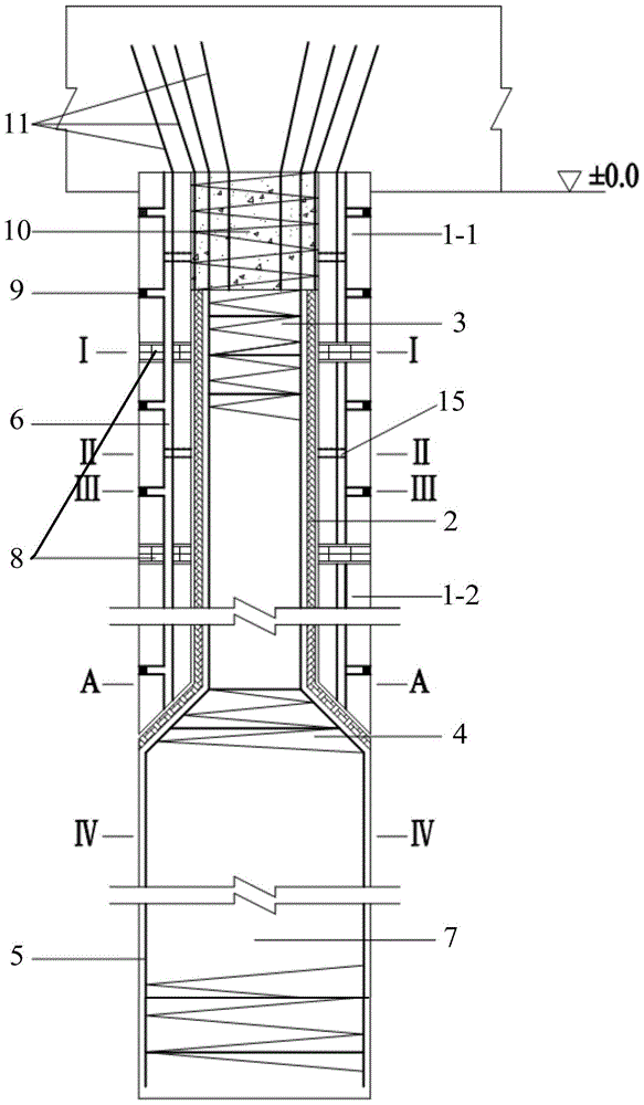 A partially prefabricated friction pile and its construction method